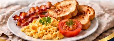 Monday menu food selection